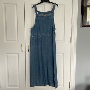 Blue Denin Jumper. Maxi style. Size L